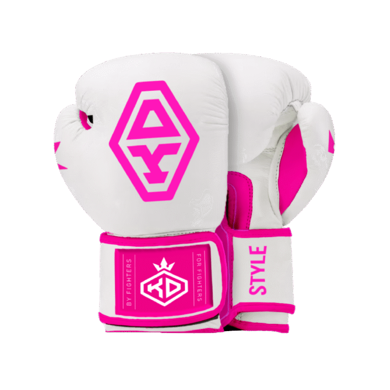 Basic Gloves White and Pink