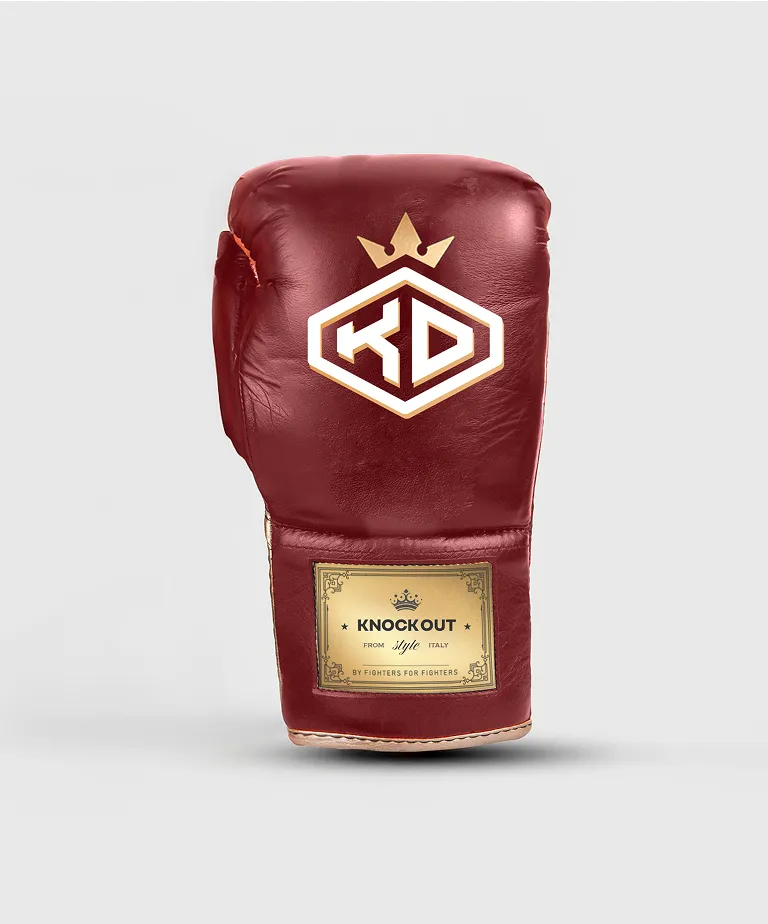 Premium Boxing Gloves - Wine Red - Image 2