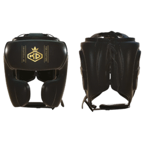 KO Style Leather Head Guard – Black Series